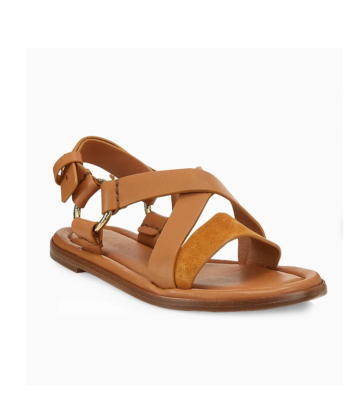 Audrey Sandals in Amber Brown