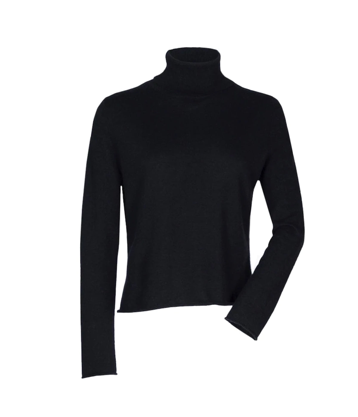 Baby Cashmere Turtleneck in Black