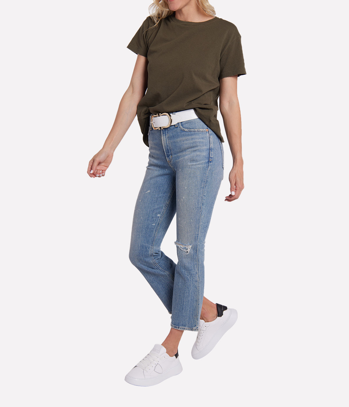 Brady Tee in Clover