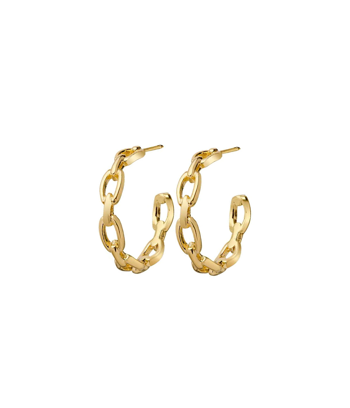 Carmine 1 Hoops in Yellow Gold