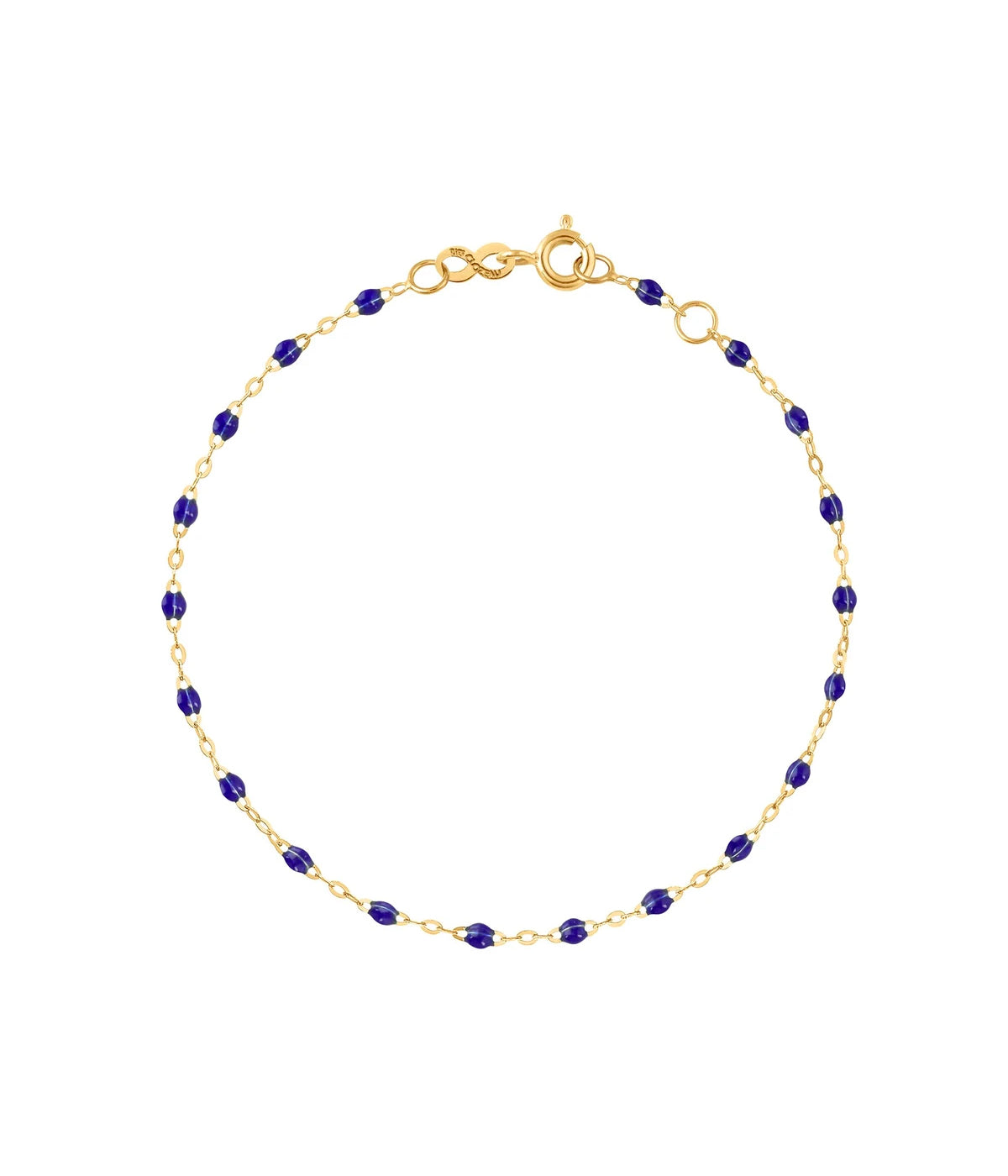 Classic 17cm Bracelet in 18K Yellow Gold & Sapphire