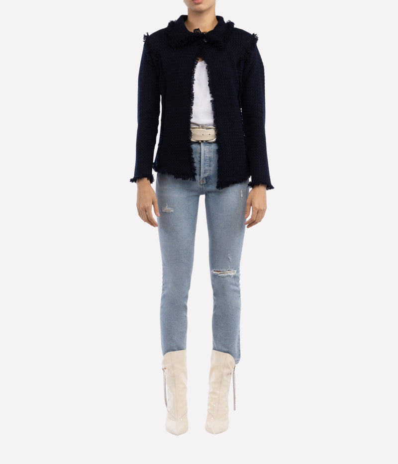Classic Coco Jacket in Navy