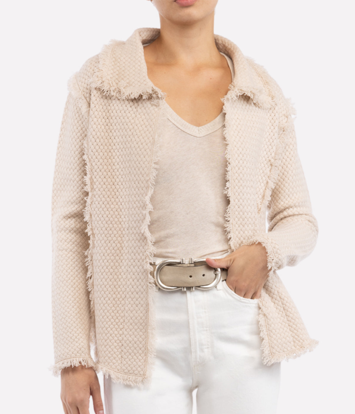 Classic Coco Jacket in Stone