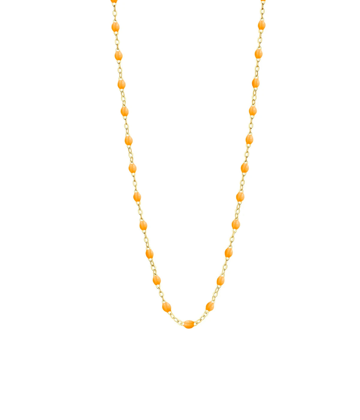 Classic Gigi 42cm Necklace in 18K Yellow Gold & Mandarin