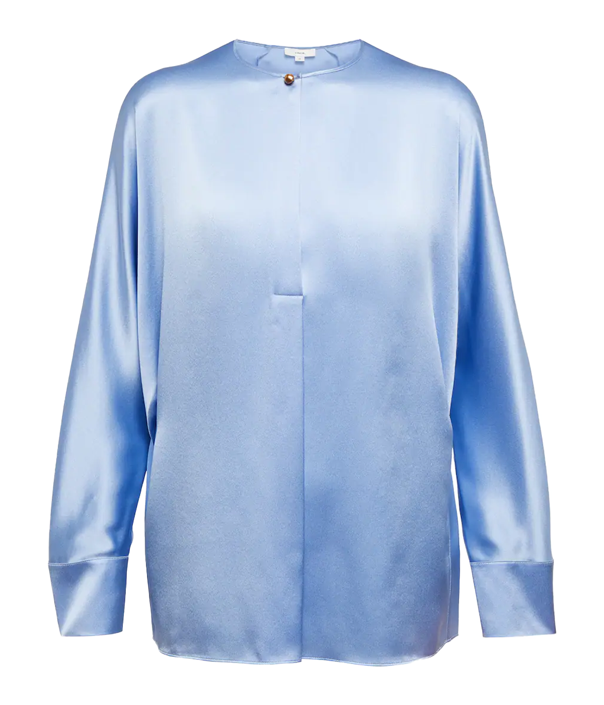 Clean Neck Dolman Sleeve Blouse in Iris