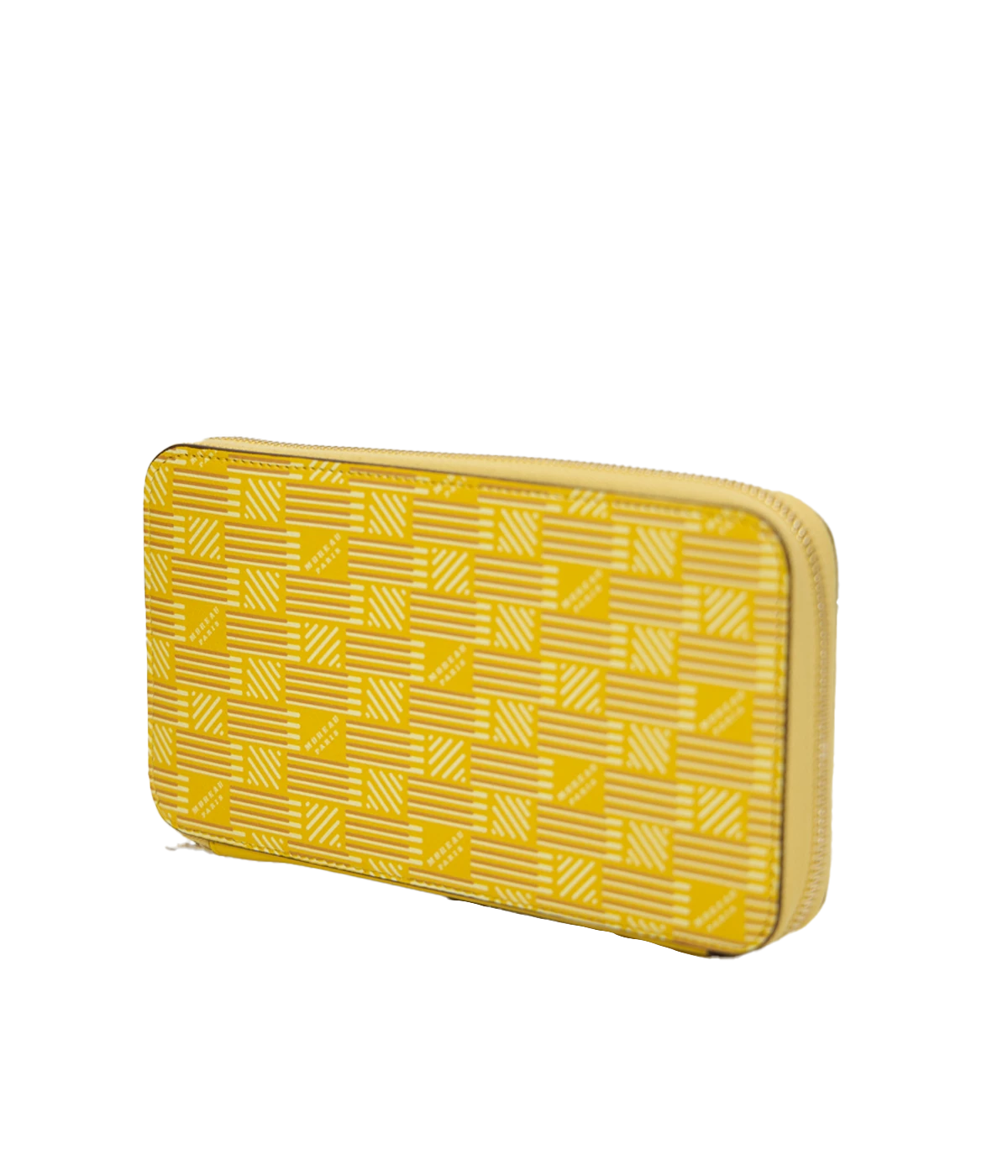 Continental Zip Wallet BB in Yellow & Cream