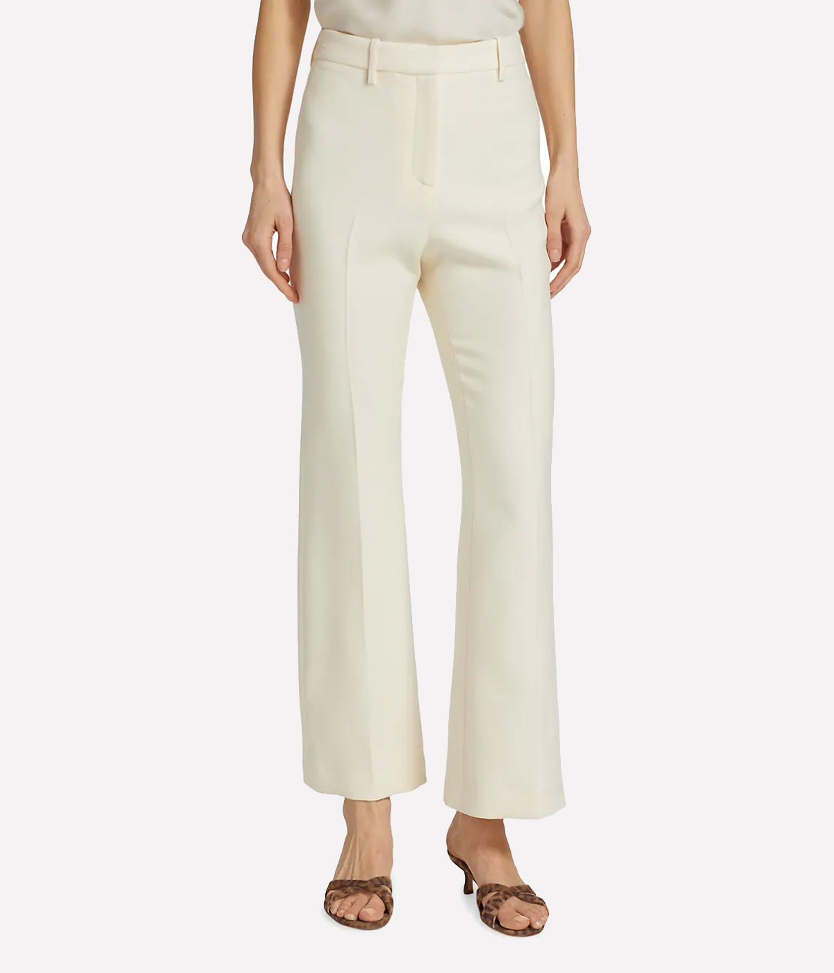 Cropped Corette Pant in Ivory