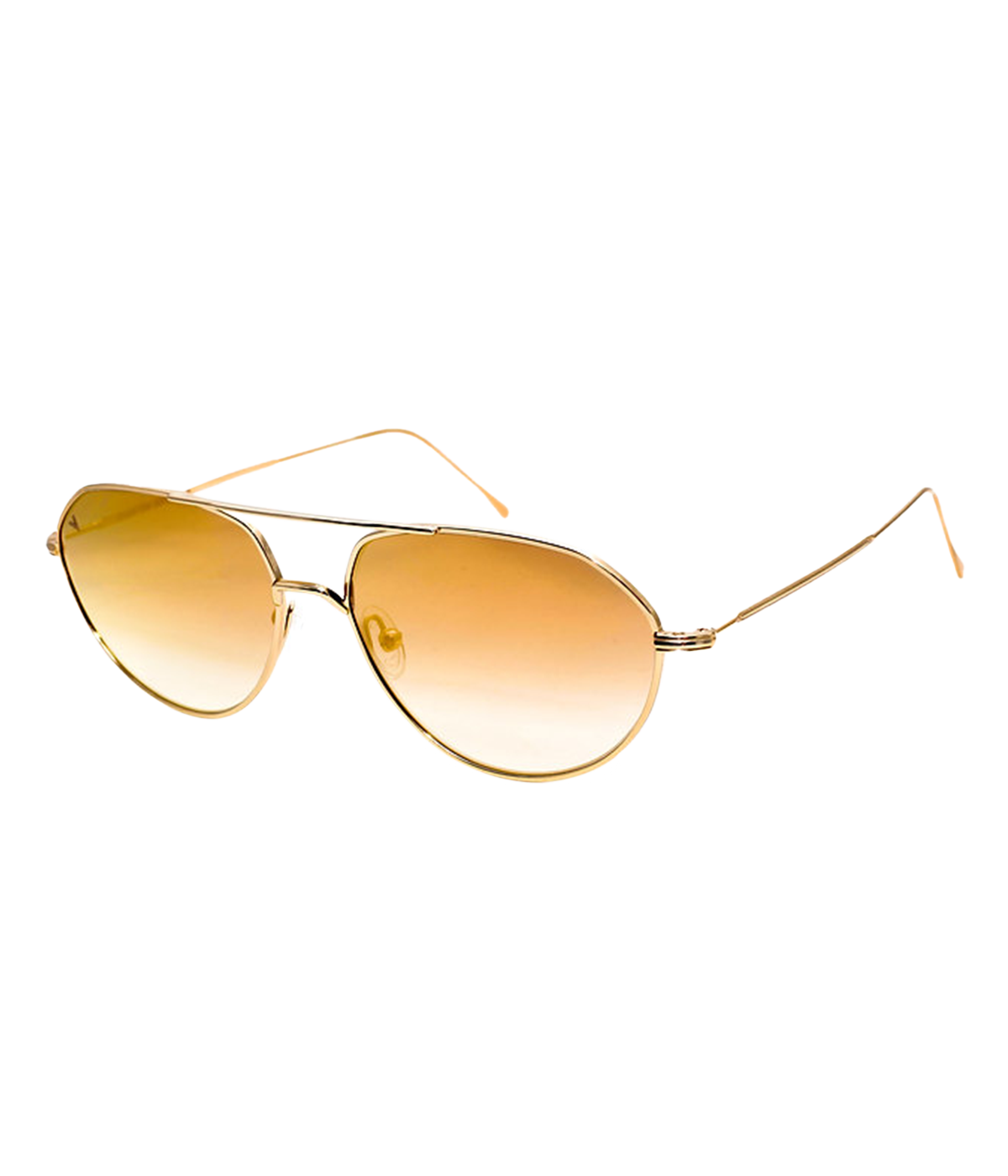 Edgar Sunglasses in Shiny Gold & Gold Flash Calexico