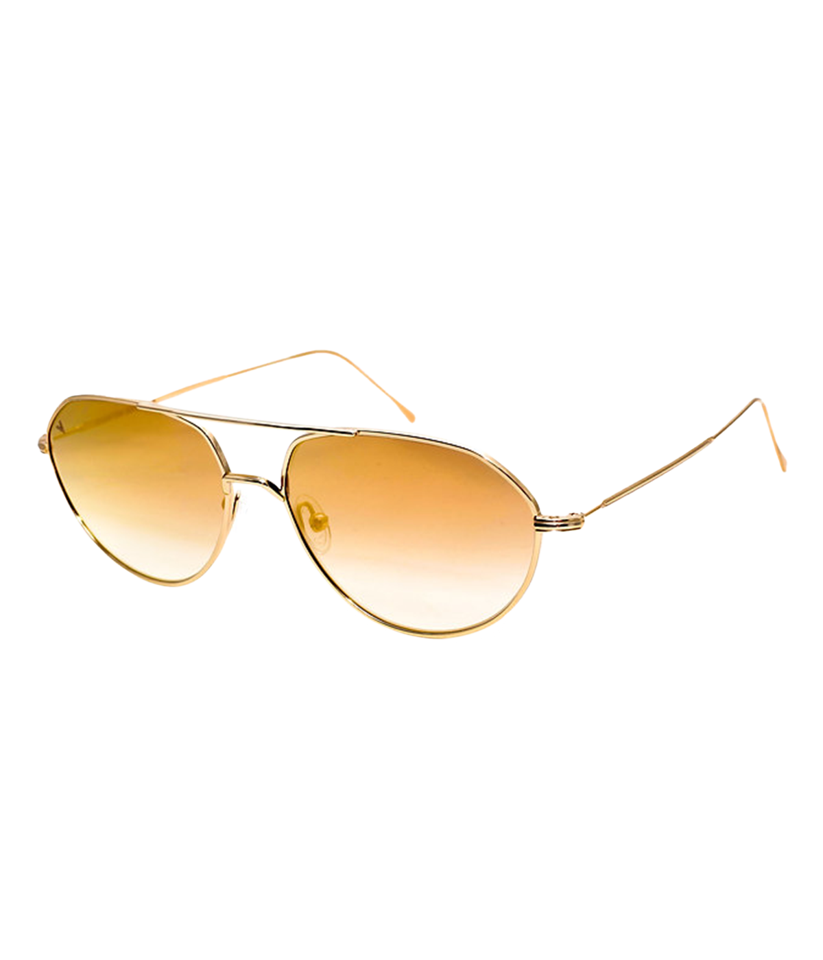 Edgar Sunglasses in Shiny Gold & Gold Flash