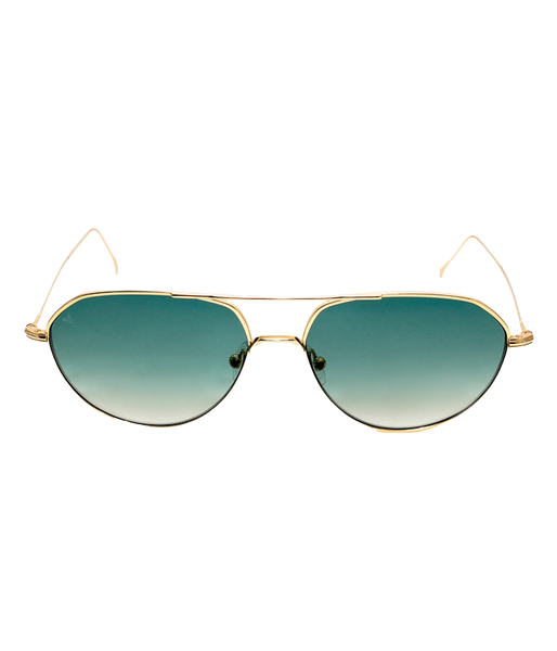 Smoke Gradient Cateye Sunglasses - Black