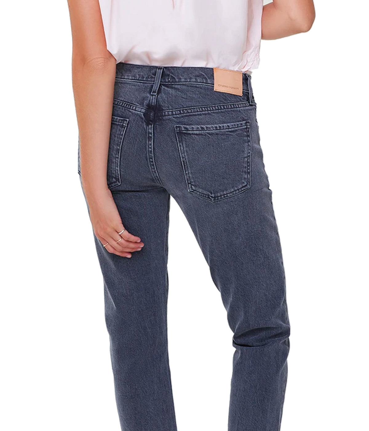 Emerson Slim Boyfriend Jean in Whisper