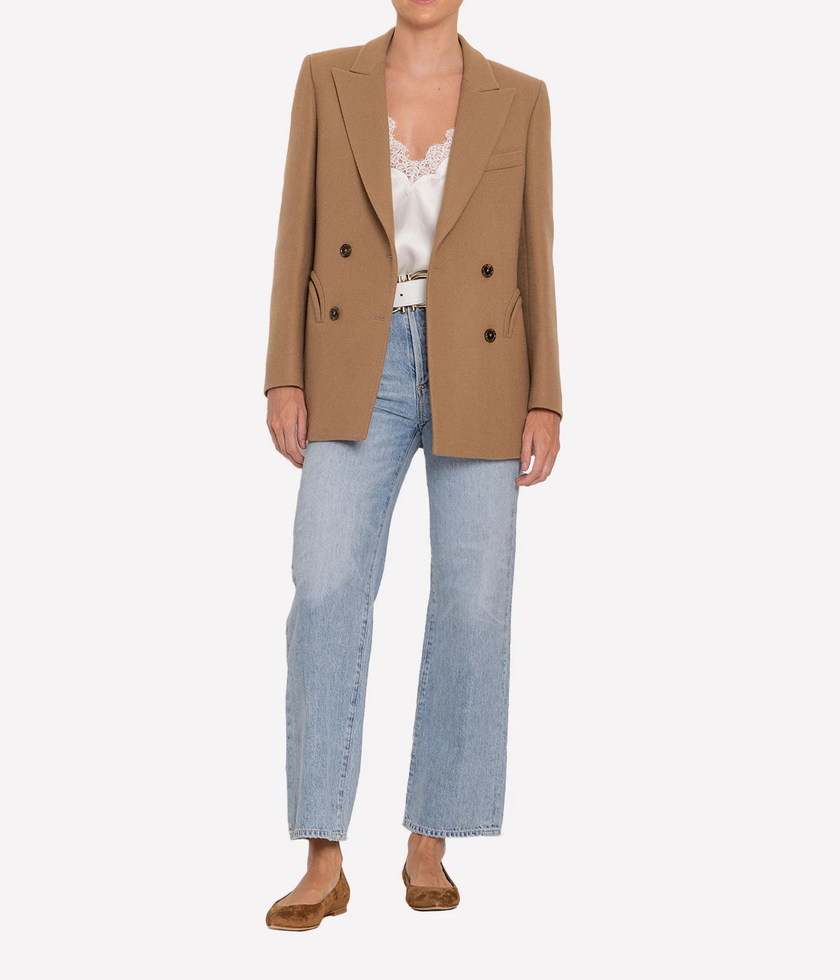 Essential Cholita Everyday Blazer in Camel