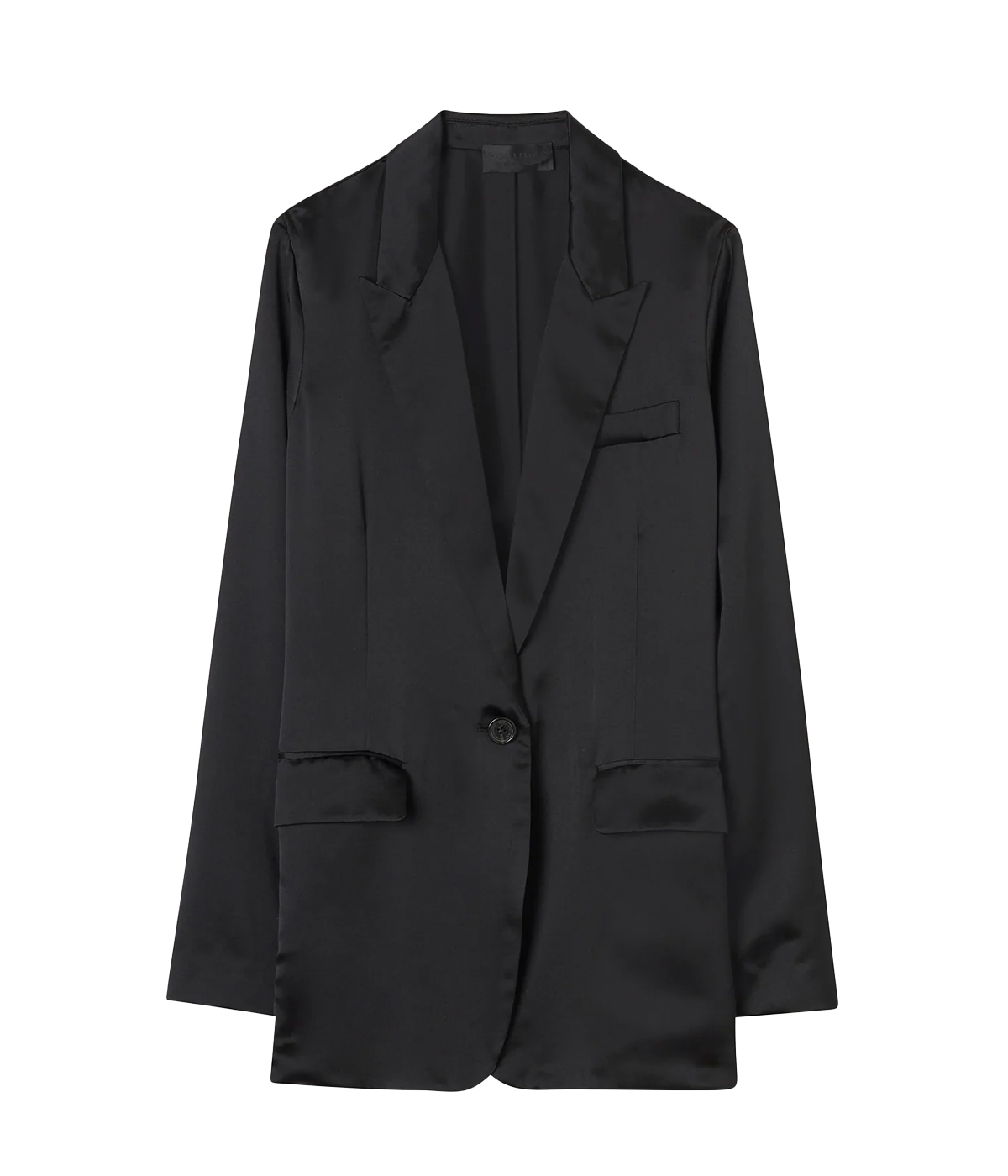 Eveline Silk Jacket in Black