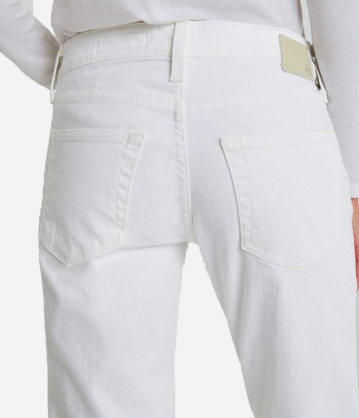 Ex-Boyfriend Slim Jean in 1 Year Tonal White