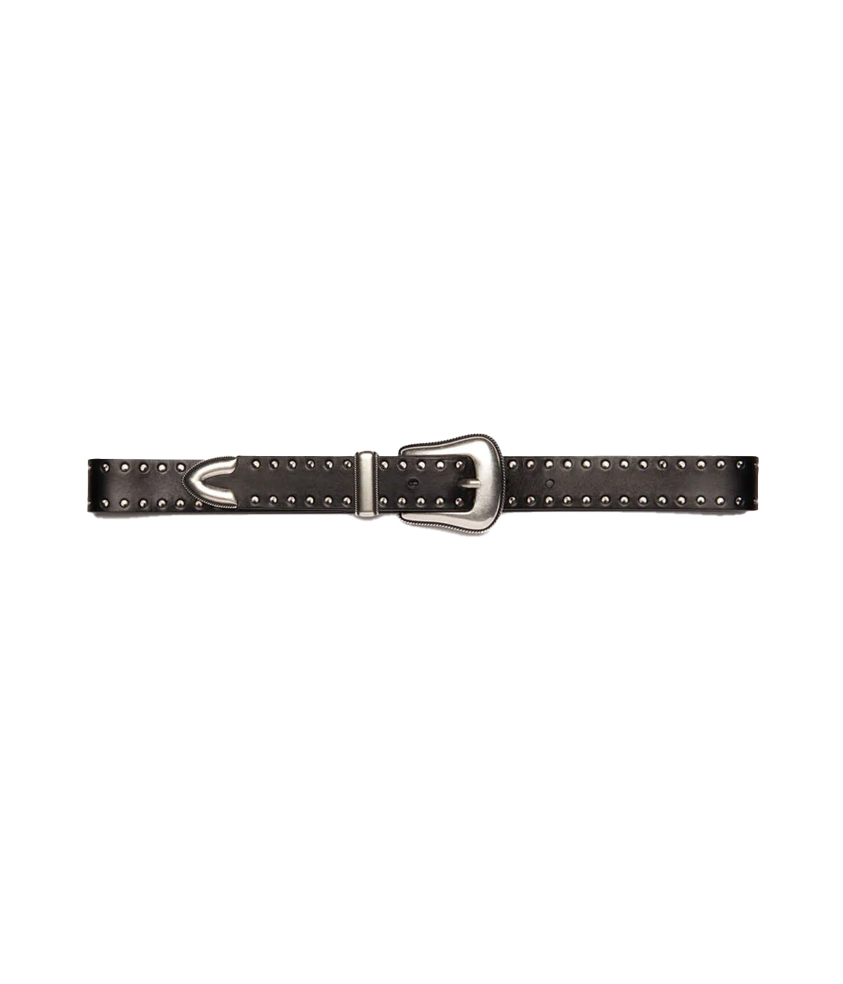 Dorsy Medium Belt in Black & Studs