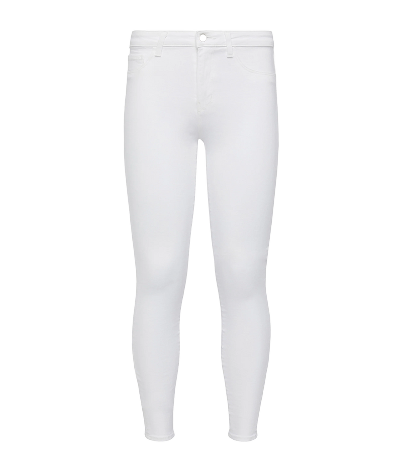 Margot High Rise Skinny Jean in Blanc