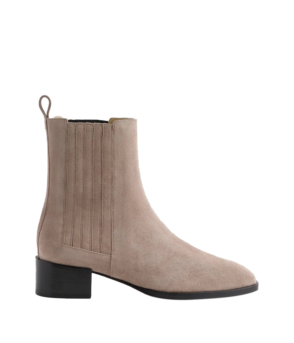 Neil Cow Suede Leather in Stone
