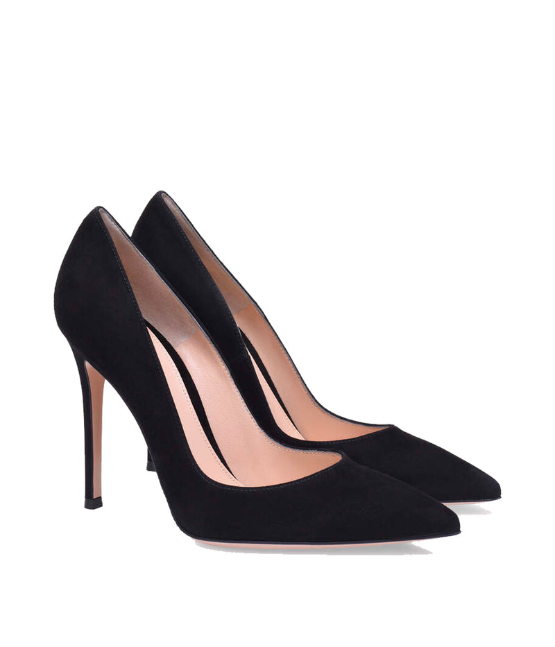 Gianvito 105 in Black Suede