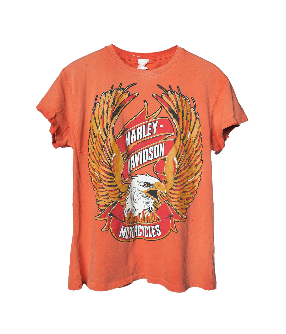 Orange harley best sale davidson shirt vintage