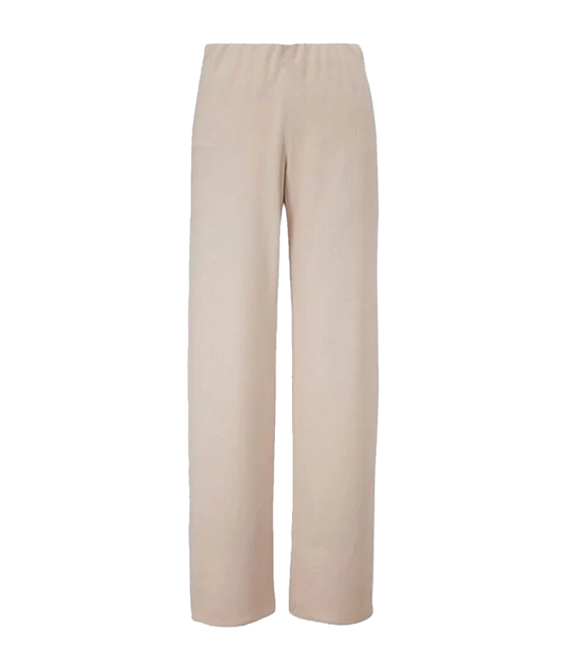 ALT Text: Soft crepe pant by Vince with a relaxed leg, elasticated waistband, and pull-on design for a chic yet comfortable look, made from a blend of acetate and polyester.
