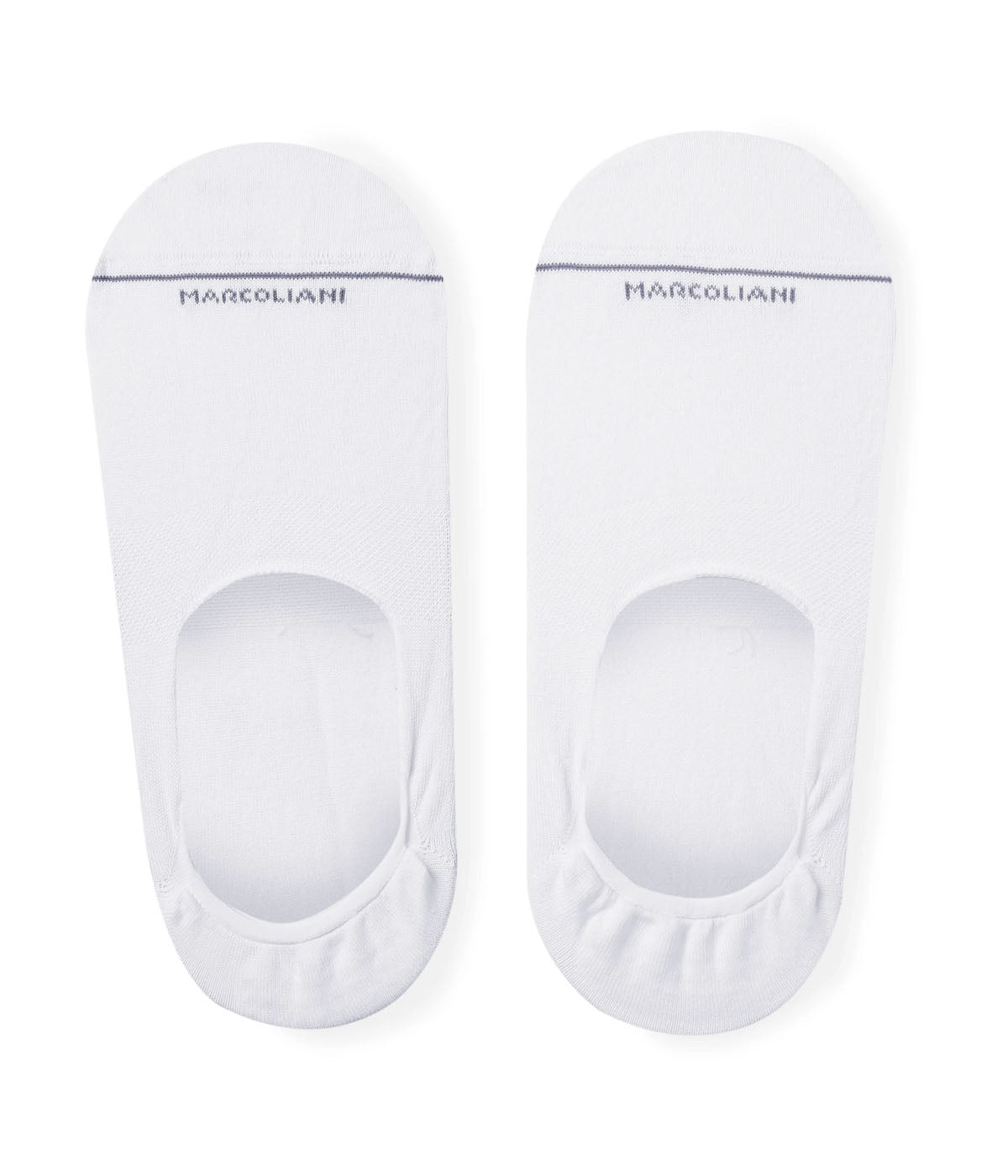 Womens Invisible Sock in White