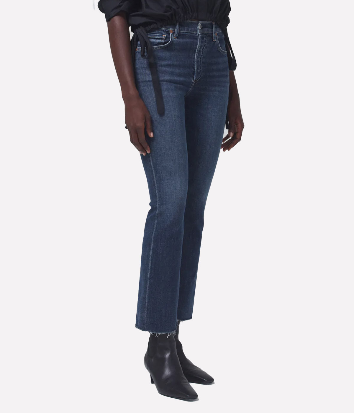 Isola Cropped Boot Jean in Undercurrent