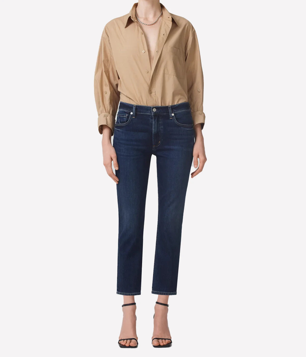 Isola Straight Crop Jean in Courtland