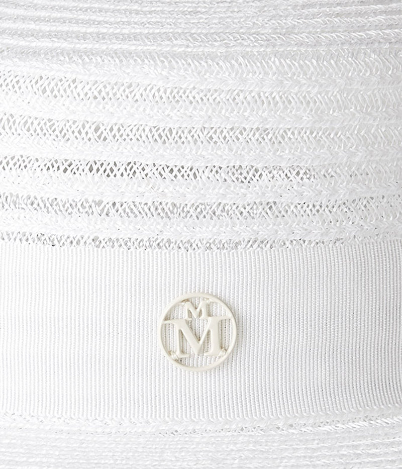 Kiki Canotier Hat in White