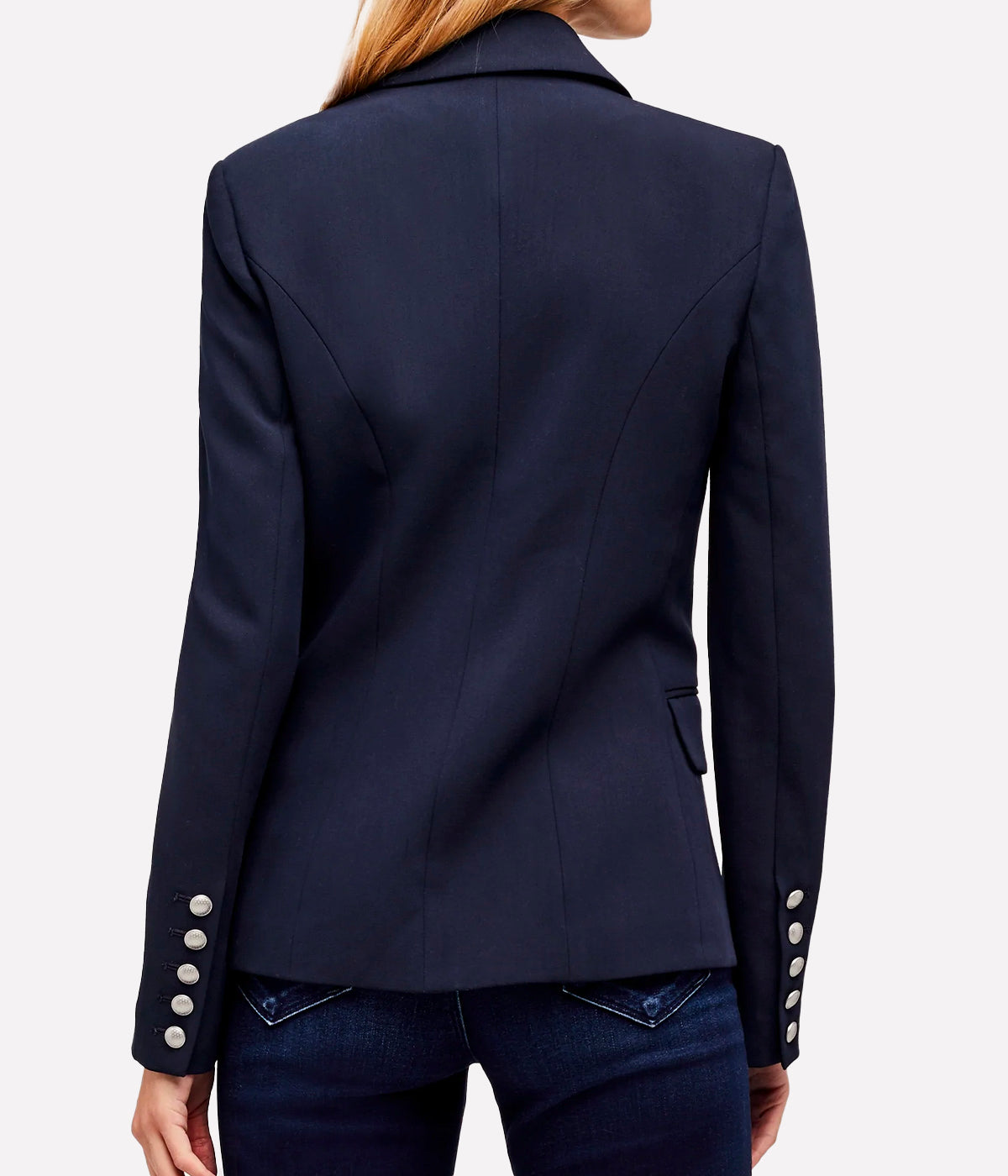 Kenzie Double Breasted Blazer in Midnight