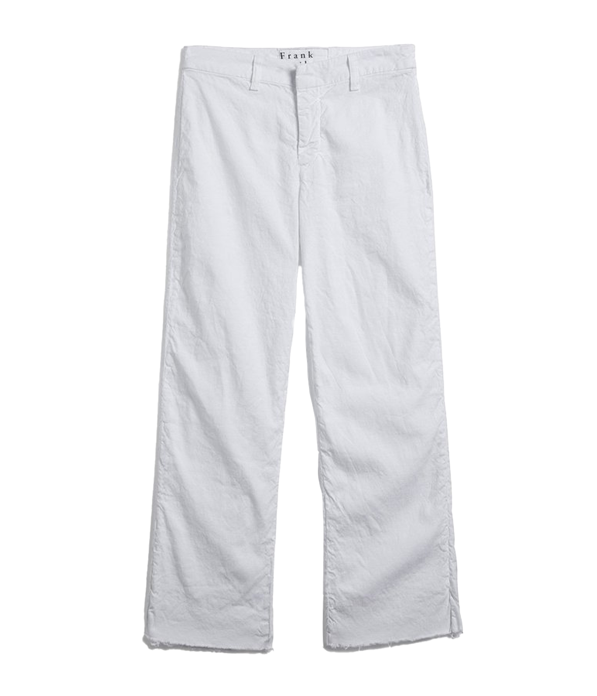 Kinsale Trouser in White Italian Performance Linen