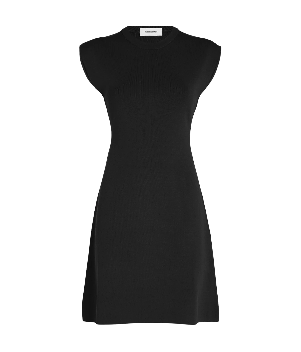 Knitwear Stretch Dress in Black