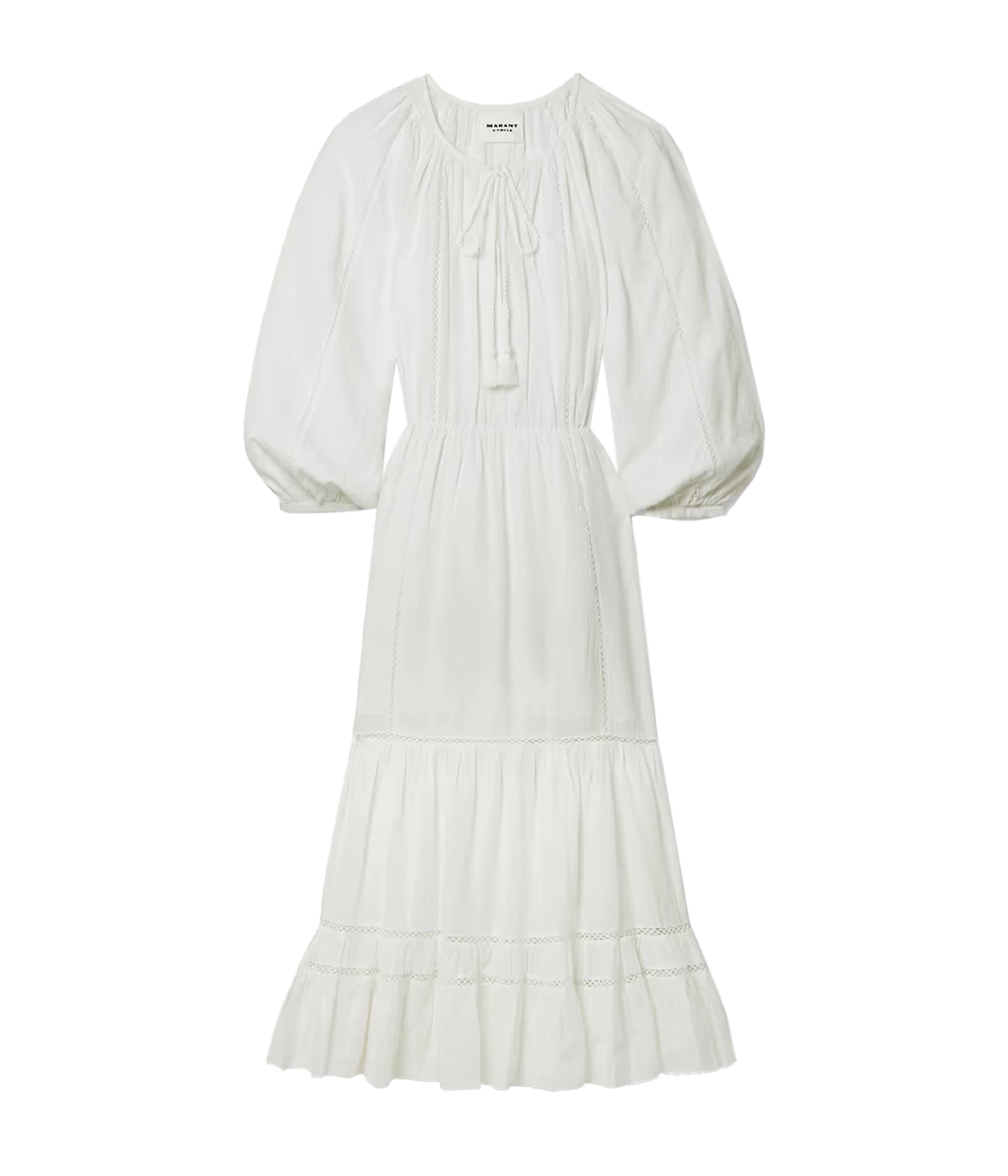 Latifa Dress in White