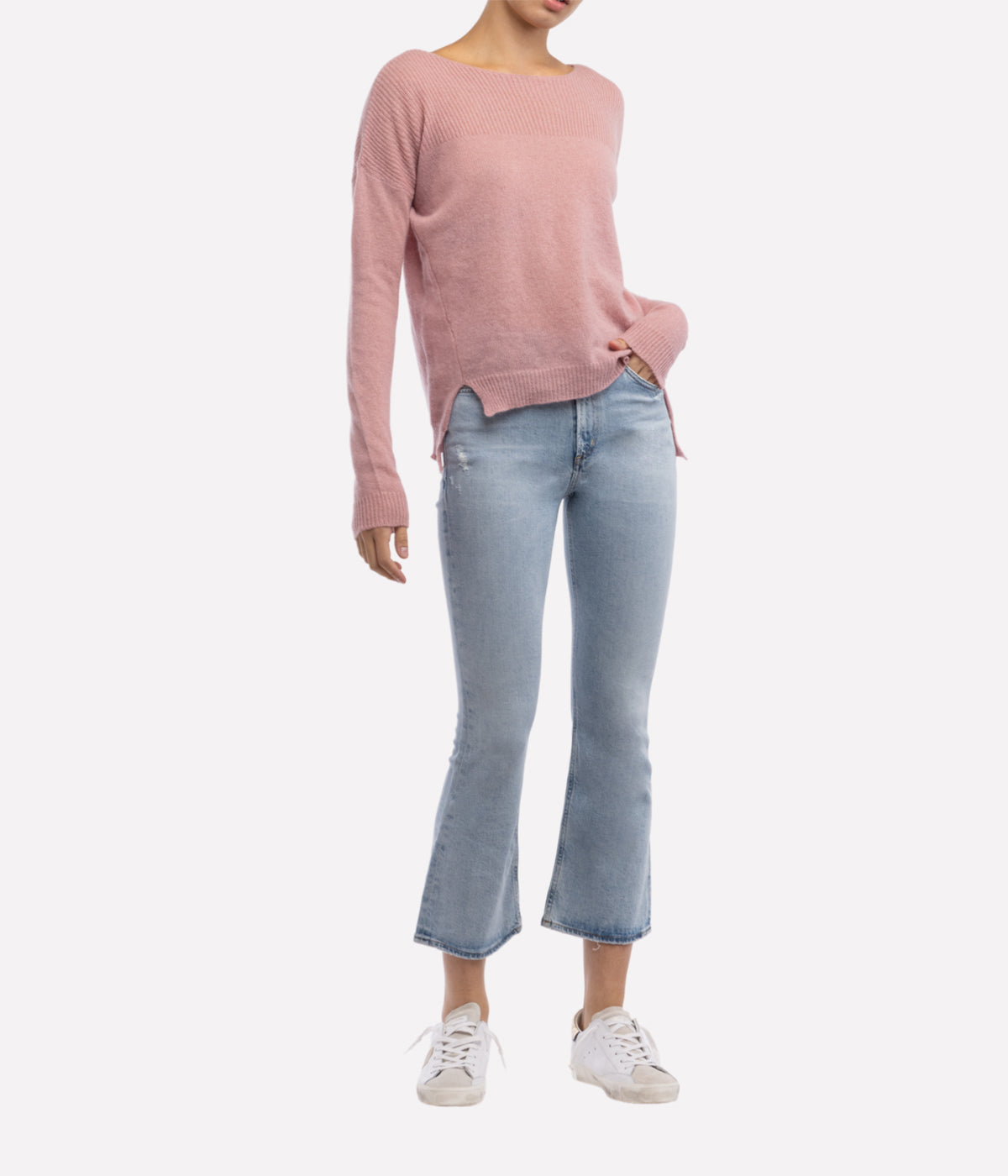 Everleigh Cashmere Knit in Blush