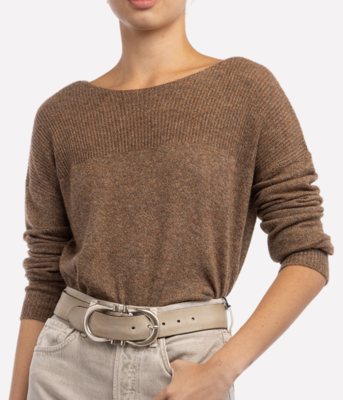 Everleigh Cashmere Knit in Rust