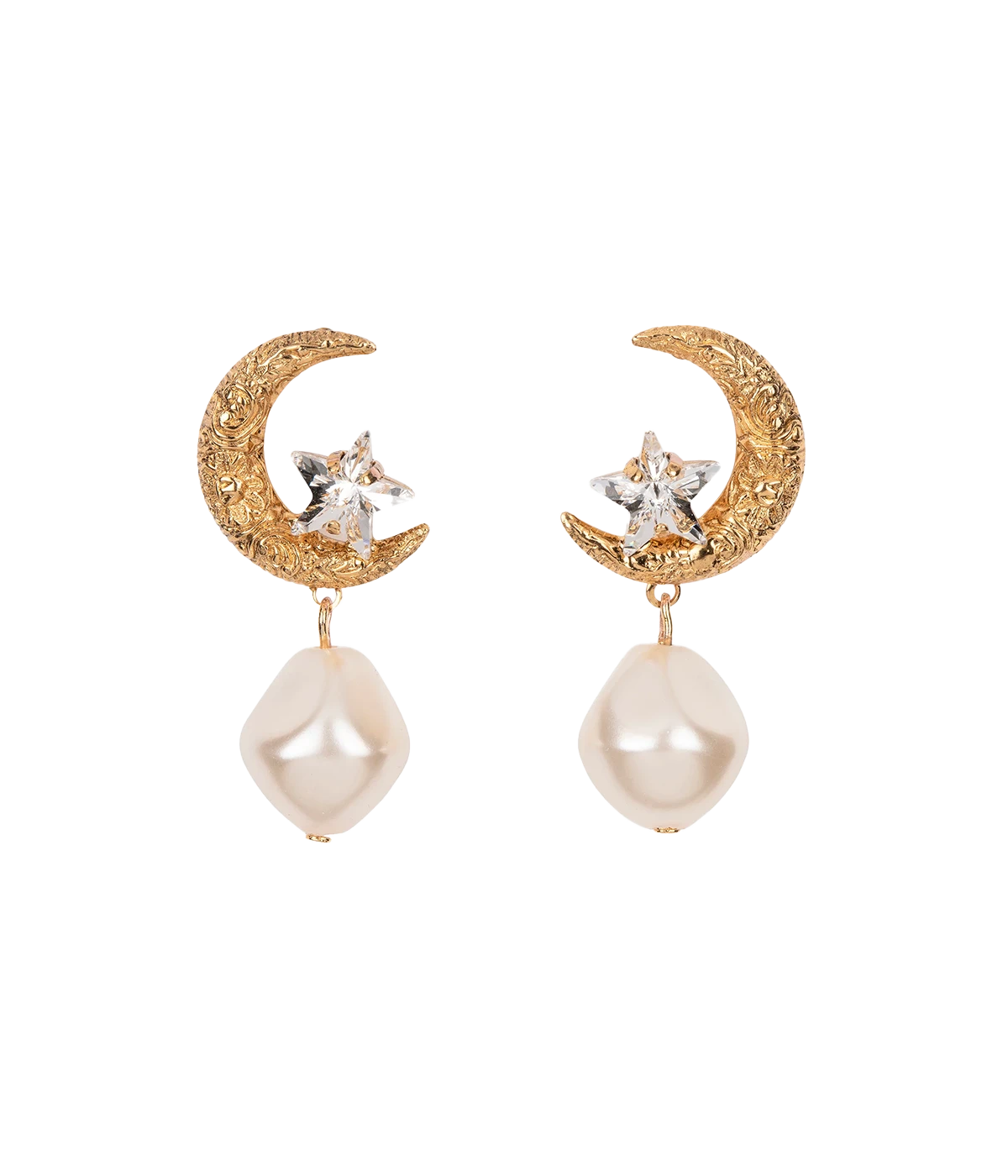 Lune Earrings in Pearl
