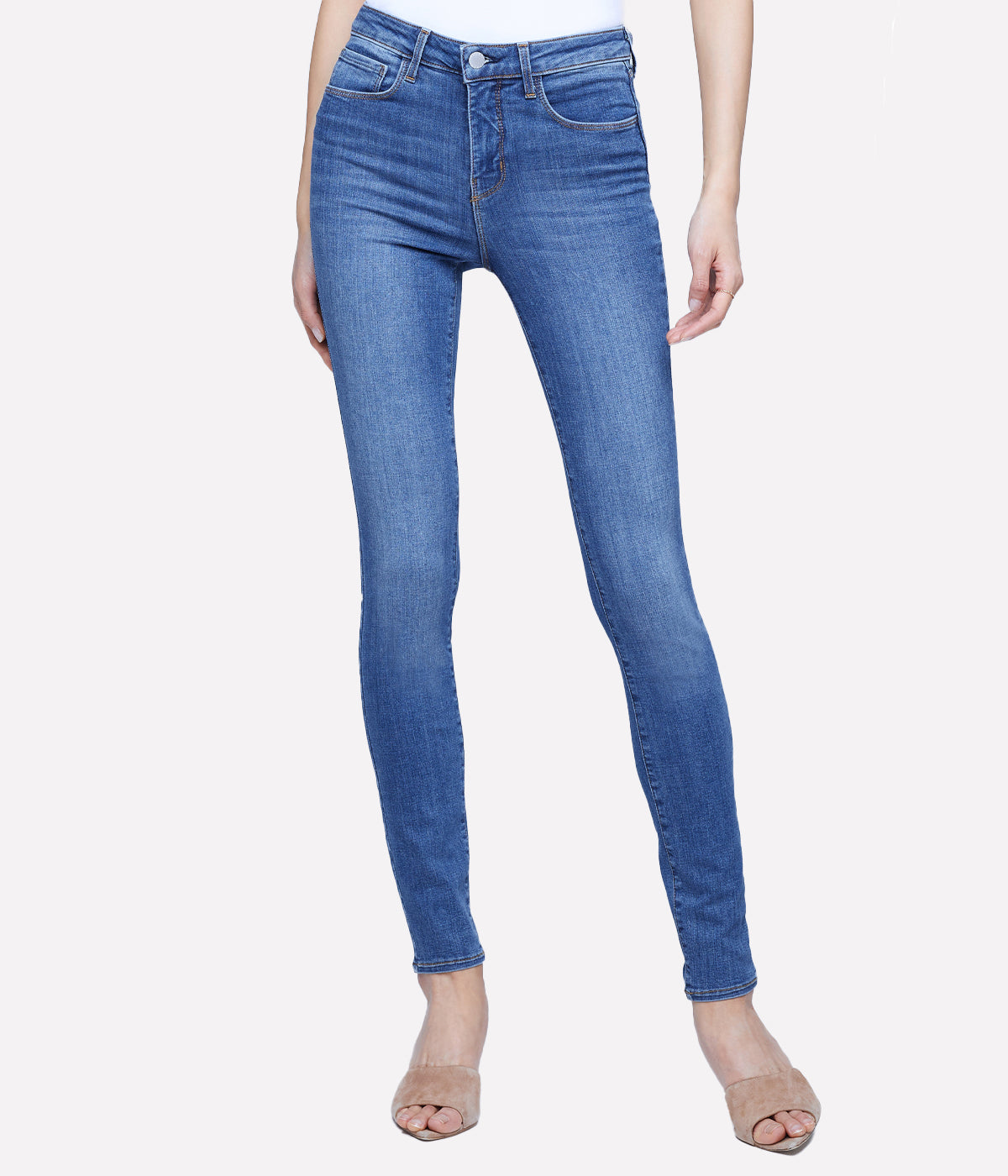 Marguerite High Rise Skinny in Light Vintage