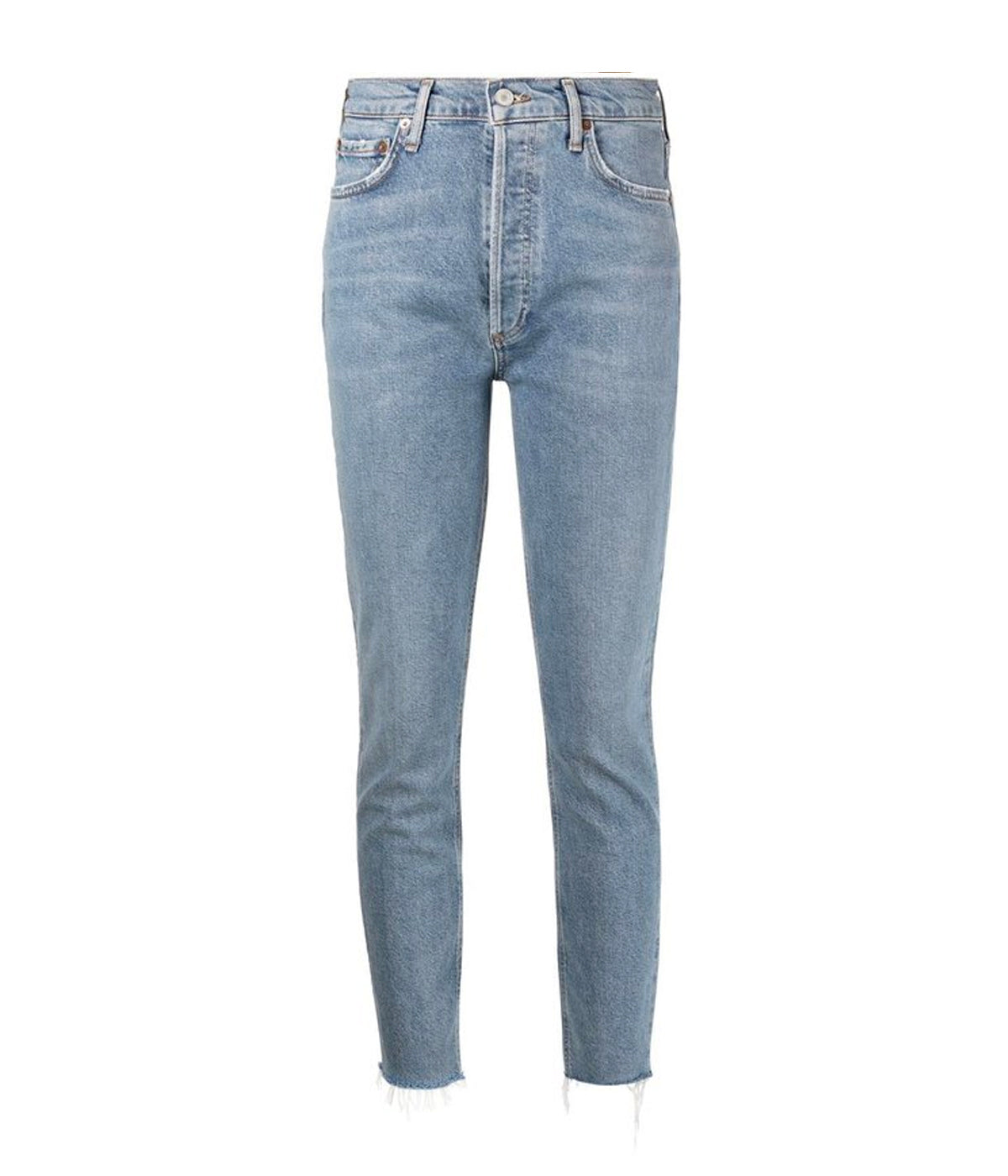 Nico High Rise Slim Fit Jeans in Rooted