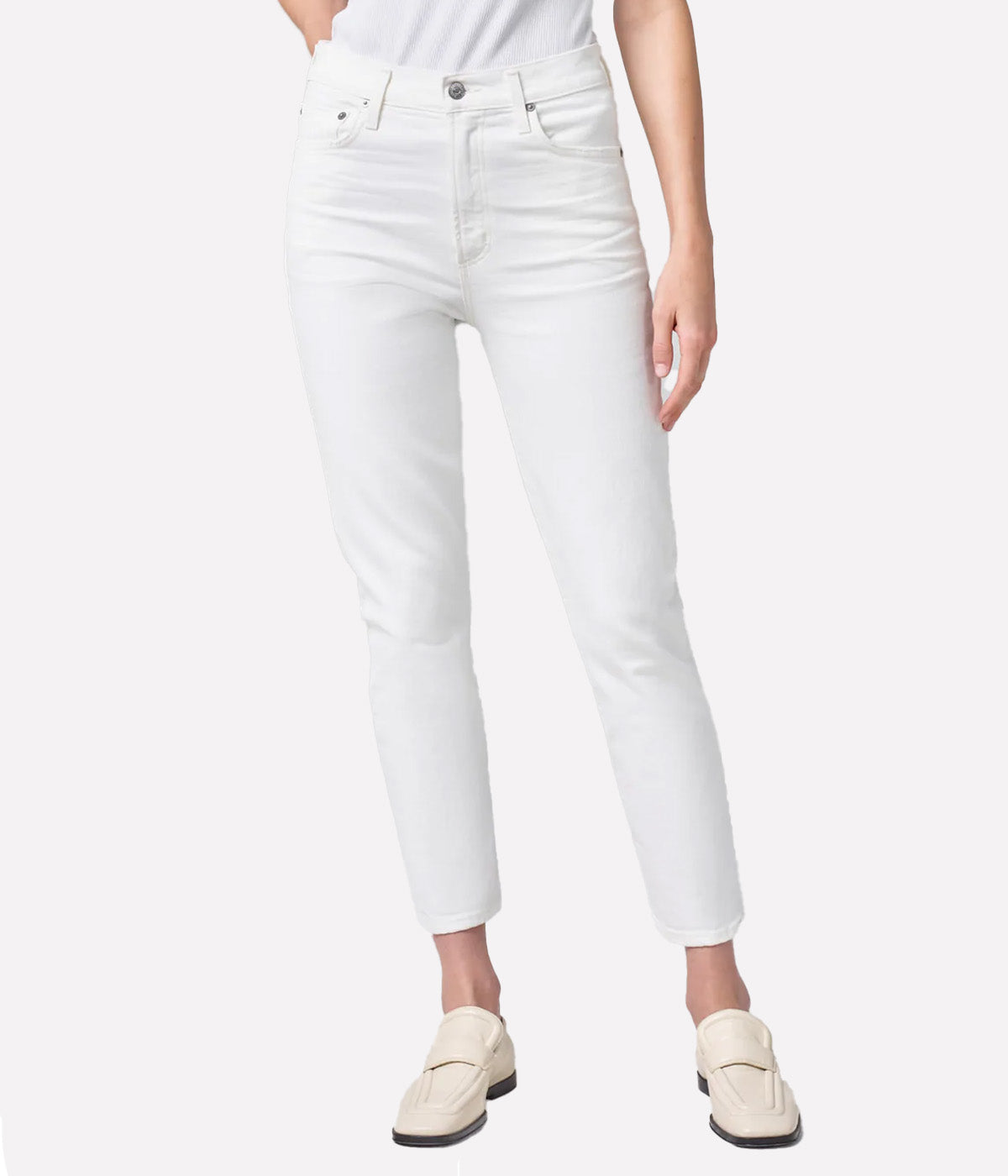 Olivia Crop Jean in Lumen