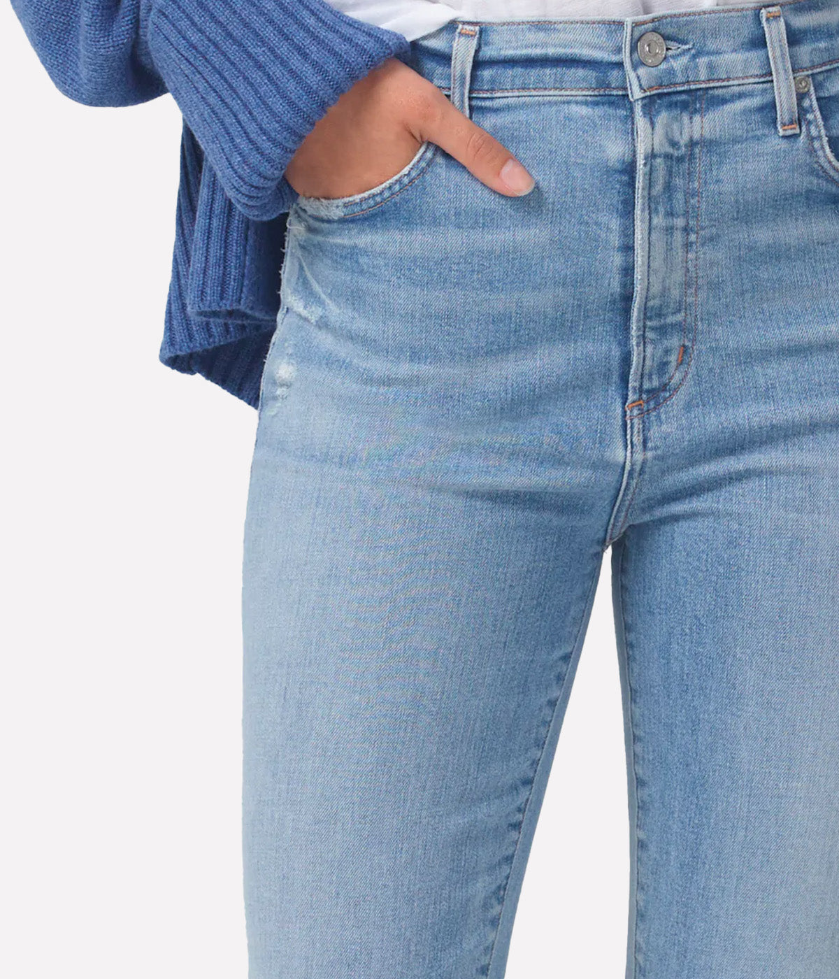 Olivia High Rise Slim Jean in Lyric