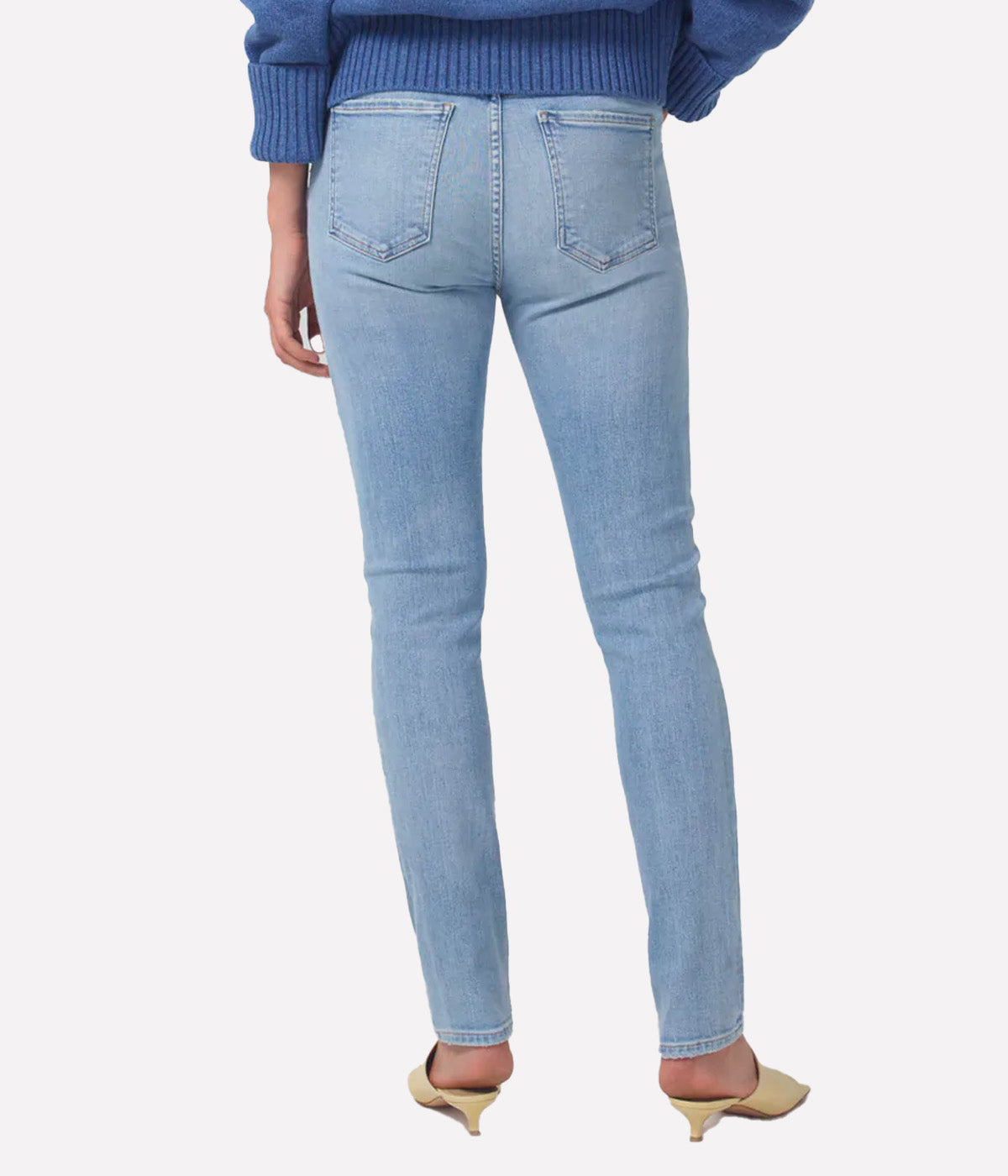 Olivia High Rise Slim Jean in Lyric