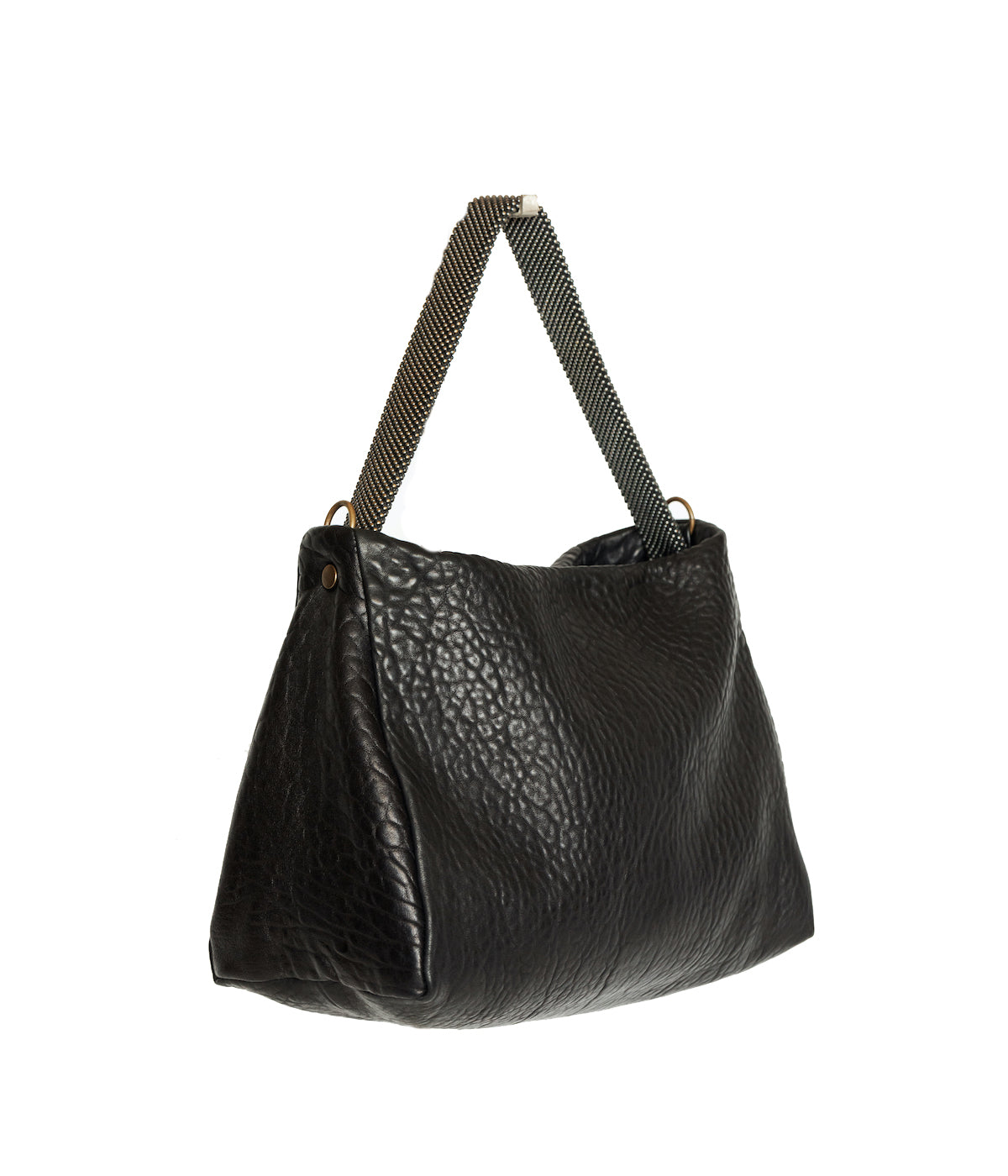Paula Shoulder Bag in Black Dore