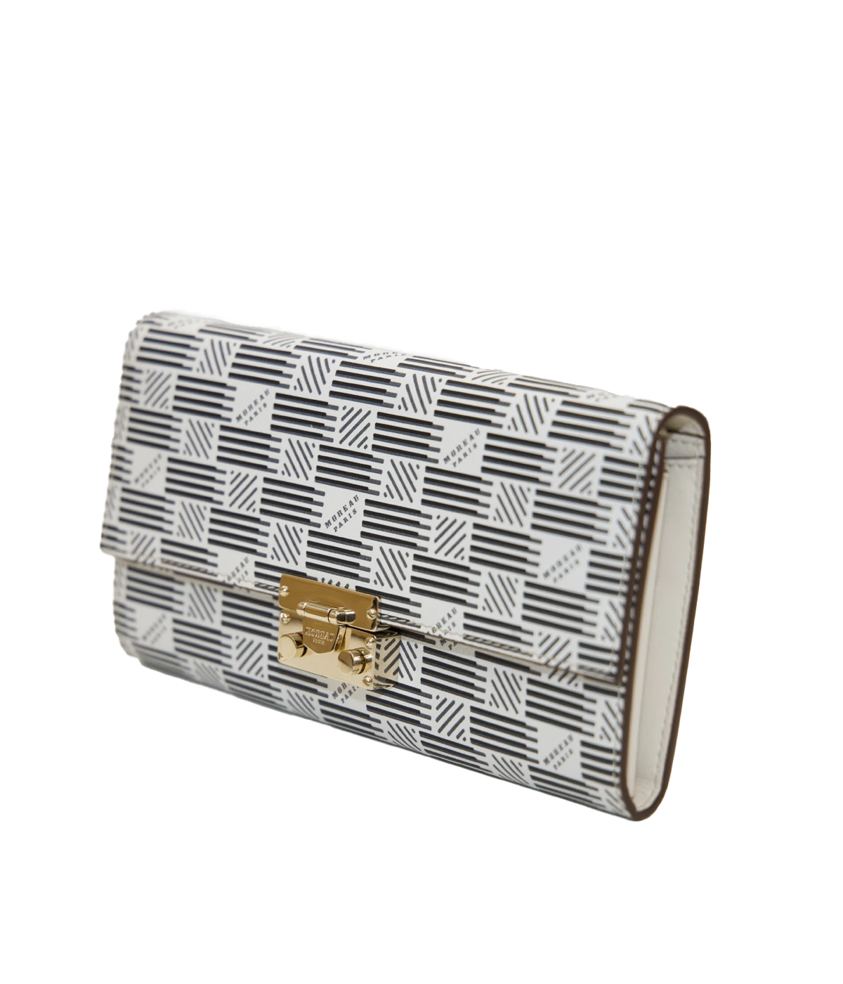 Phone Clutch Holder in White & Cream