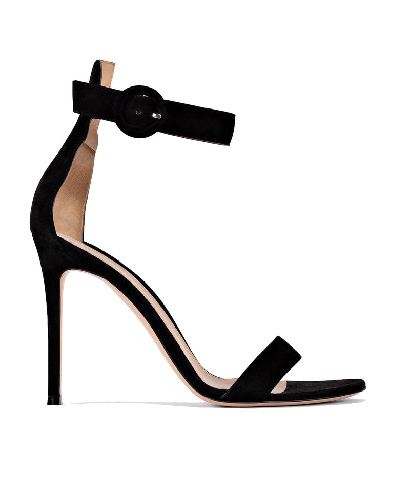 Portofino 105 in Black Suede