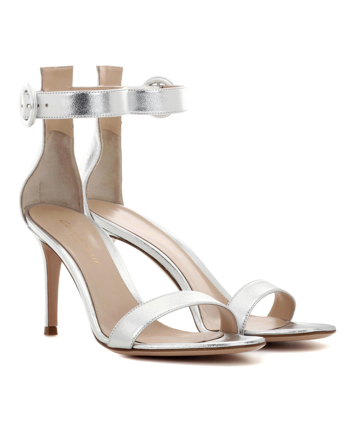 Portofino 85 Sandals in Silk Silver