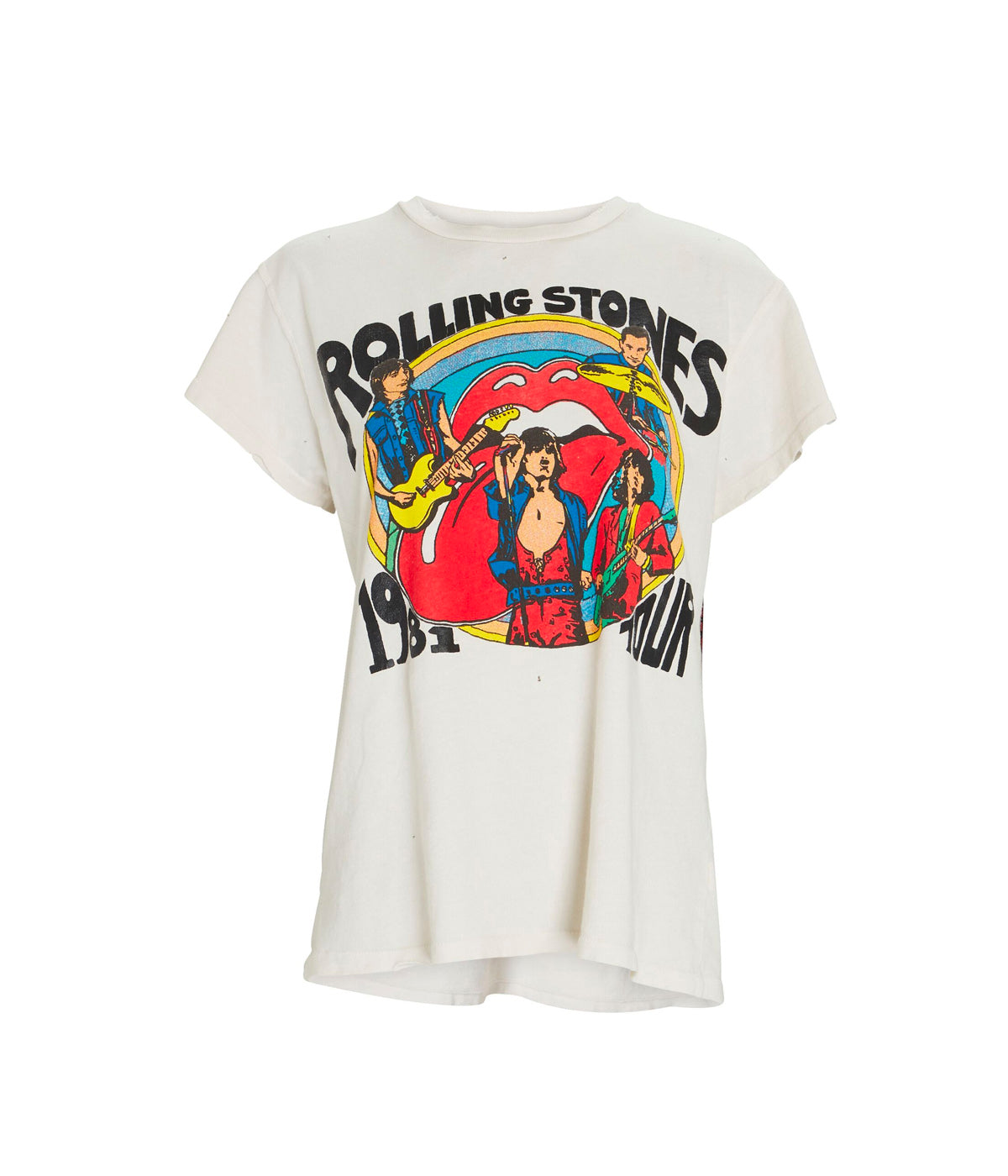 Rolling Stones 1981 Tour in Off White