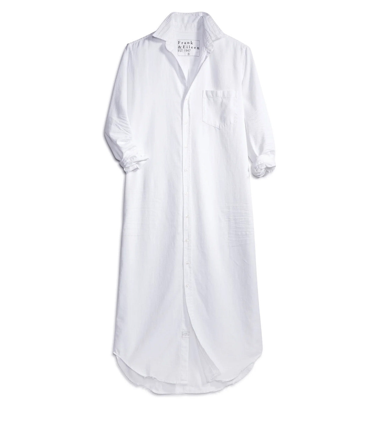 Rory Woven Linen Dress in White