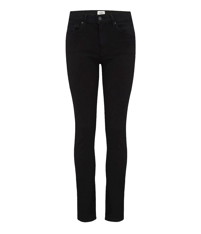 ALT Text: Skyla Jean in a boyish silhouette with a form-fitting leg, crafted from cotton and polyurethane blend.