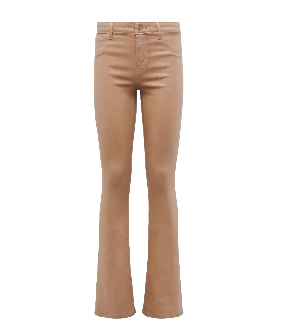 Selma High Rise Sleek Baby Bootcut Jean in Cappuccino Coated