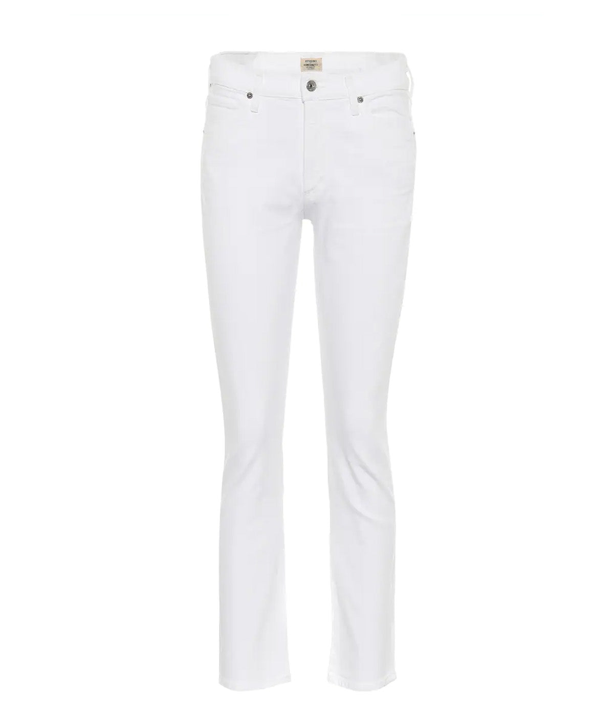 Skyla Midrise Cigarette Jean in Swan