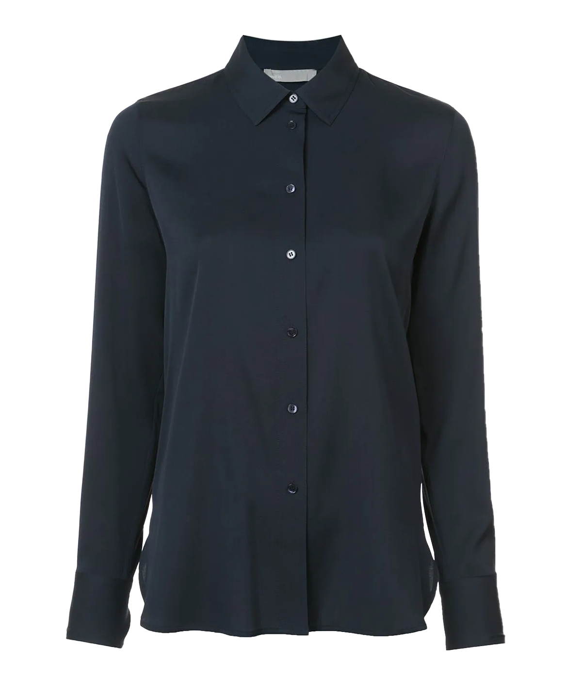 Slim Fitted Blouse in Costal Blue